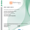 TÜV Zertifikat ISO 14001:2015